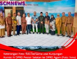Ketua DPRD Agam Terima Kunjungan Komisi IV DPRD Pesisir Selatan