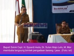 Pemkab Solok Gelar Bimtek Barang / Jasa