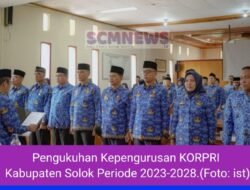 Musyawarah Sekaligus Pengukuhan Kepengurusan KORPRI Kabupaten Solok Periode 2023-2028