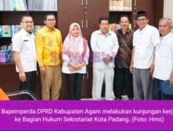 Bapemperda DPRD Agam Sharing Informasi Terkait UU 17 Tahun 2022