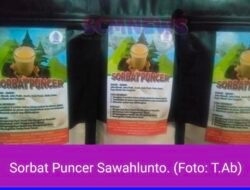 Hangatkan Tubuh dan Kebugaran, Minuman Sorbat Puncer Sawahlunto Solusinya