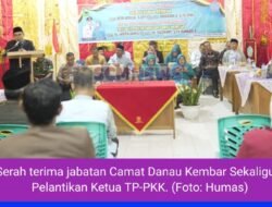 Mulyadi Marcos Pimpin Sertijab Camat Danau Kembar Sekaligus Pelantikan Ketua TP-PKK