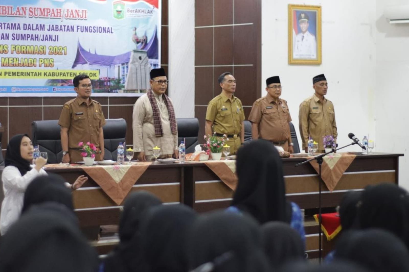 Bupati Pimpin Pengambilan Sumpah Serta Janji Pengangkatan Pertama CPNS ...