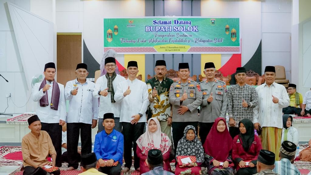 Baznas Kab. Solok Salurkan Santunan Bagi Kalangan Fakir Miskin Dan ...