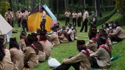8.858 Pembina Pramuka Ikuti Karang Pamitran Nasional di Cibubur