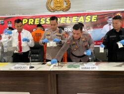 Polres Pasaman Gelar Press Release Pengungkapan Kasus Narkoba