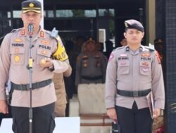 Kapolres Yudho Pimpin Apel Gelar Pasukan Ketupat 2023
