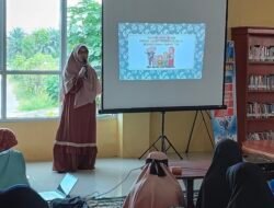 Training Santri Pondok Pesantren Alquran Darul Inqilabi di Kantor Arsip dan Perpustakaan Agam Ramai