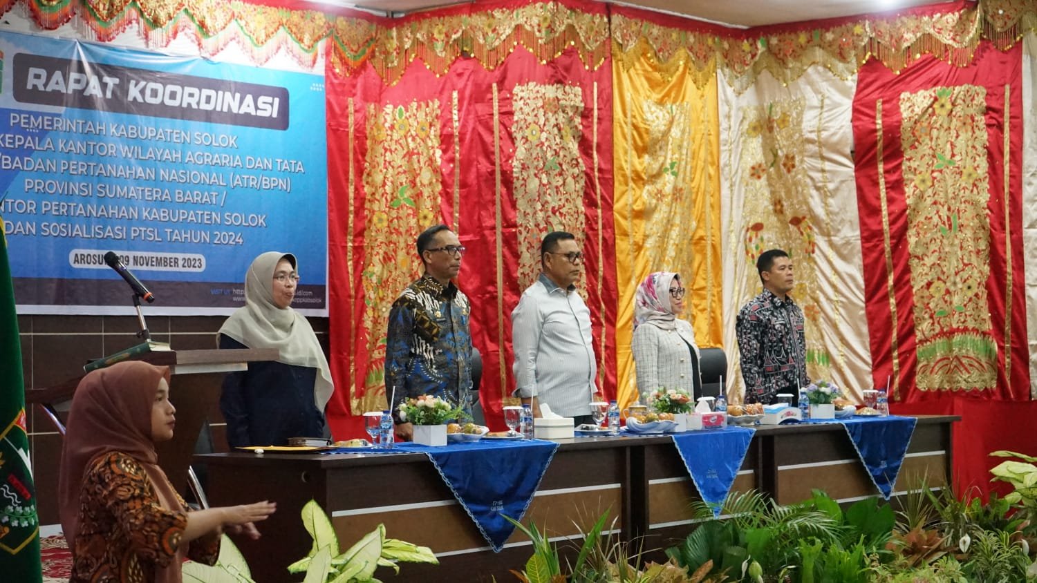 Bupati Epyardi Asda Hadiri Rakor Bersama BPN Serta Sosialisasi PTSL ...