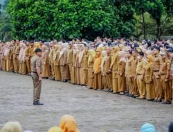 Pemkab Solok Gelar Apel Gabungan Perdana Tahun 2024