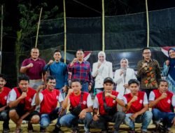 Emiko Epyardi Asda Hadiri Pembukaan Turnamen Volley Ball ARBA Cup 2024 di Nagari Aripan