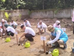 Manajer PLN IP Ombilin Sawahlunto I Nyoman Buda tanam pohon Kaliandra