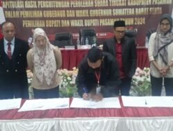 KPU Pasaman Gelar Rapat Pleno Rekapitulasi Tingkat Kabupaten