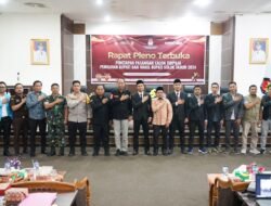 Rapat Pleno Terbuka KPU Kabupaten Solok Tetapkan Jon Firman Pandu dan H. Candra sebagai Bupati dan Wakil Bupati Terpilih