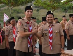 Riyanda Putra Ka Mabicab dan Jefrry Hibatullah Ka Kwarcab Gerakan Pramuka Kota Sawahlunto