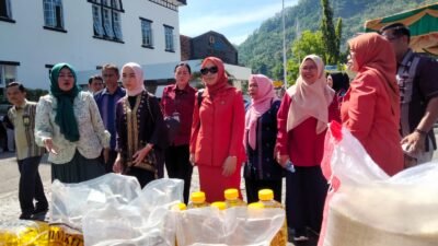 Periska PT Bukit Asam dan TP PKK Sawahlunto Gelar Operasi Pasar Pangan dan Lomba Menu B2SA