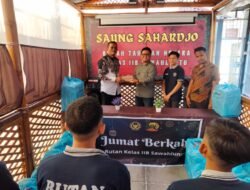 Jum’at Berkah, Anggota DPRD Sumbar Bagas Panyusunan dan CV BMK Kembali Serahkan Nasi Kotak ke Rutan Sawahlunto