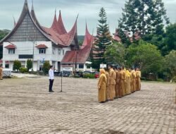 Inspektur Daerah Pimpin Apel Pagi Pemerintah Kabupaten Solok