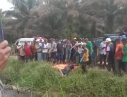 BREAKING NEWS: Warga Geger Penemuan Mayat Pria Berpeci Putih di Parit Jalan Perusahaan Kubu Raya