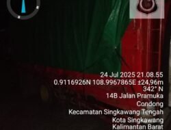 Satgas Pangan Polda Kalbar Amankan Truk Bermuatan Beras Ilegal di Singkawang