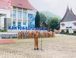 Pemkab Solok Gelar Apel Pagi, Pembina Apel Tekankan Kedisiplinan